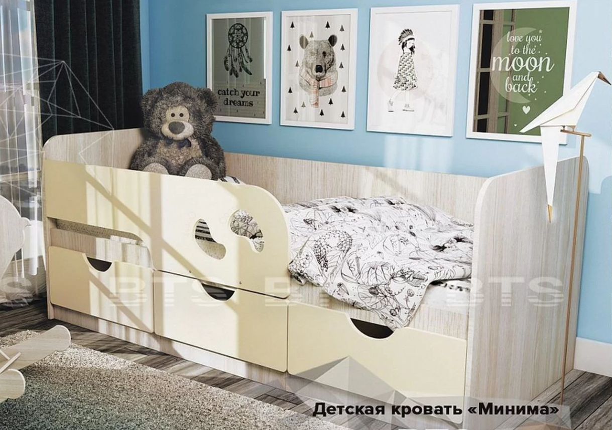 Детская кровать Минима лего
